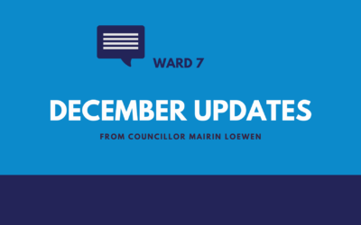 City Hall & Ward Updates, Dec 2021
